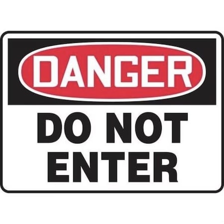 Accuform OSHA DANGER SAFETY SIGN DO NOT FRMADM129VS FRMADM129VS